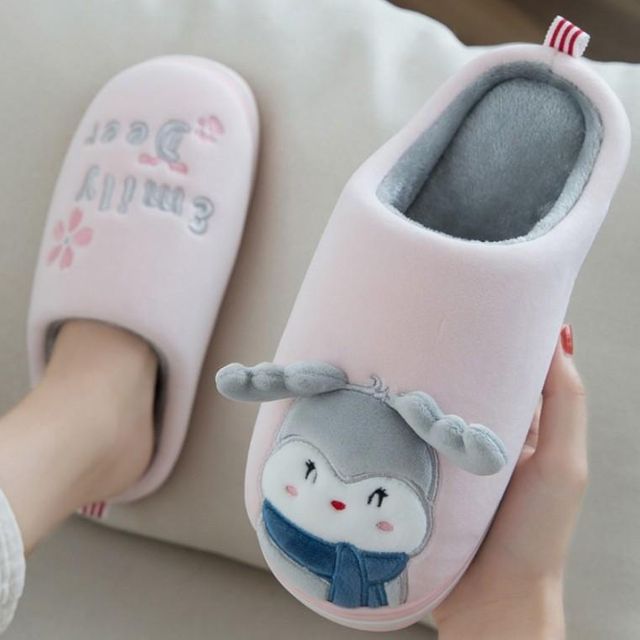 털슬리퍼 에밀리 사슴 털실내화 털신 겨울슬리퍼 남성슬리퍼 루돌프 여성슬리퍼 산타복