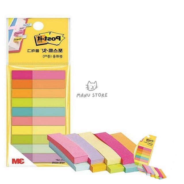 문서표식 모니터메모 포스트잇 플래그 분류용 종이 50x10mm