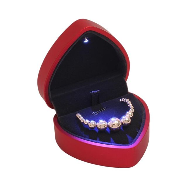LED 하트 목걸이케이스 (레드) DK20