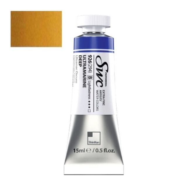 (신한) 수채화물감 SWC A 15ml 970(234) 옐로우 오우커 전문가용 (3개입)