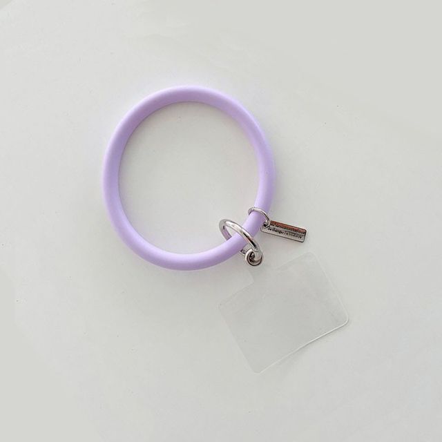 다채로운 실리콘 고리 스트랩 손잡이 도난방지