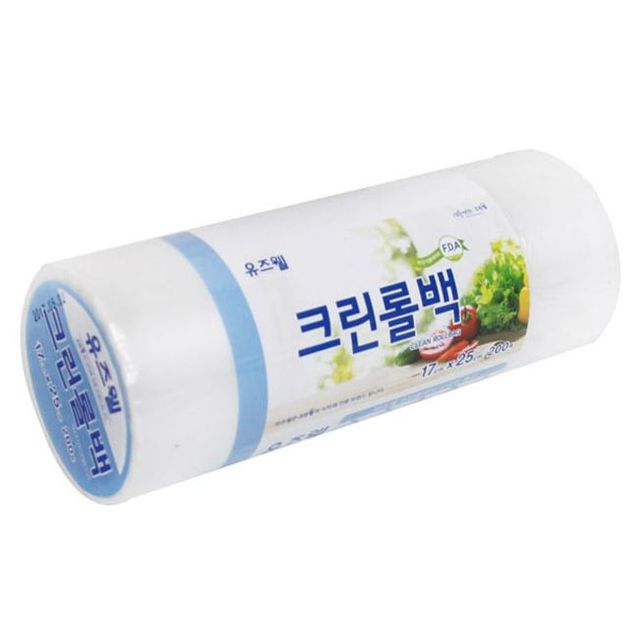위생롤백 17x25cm 200매 일회용 비닐롤백