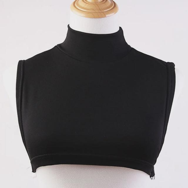 페이크 터틀넥 풀오버 반목 페이크카라 레이어드카라