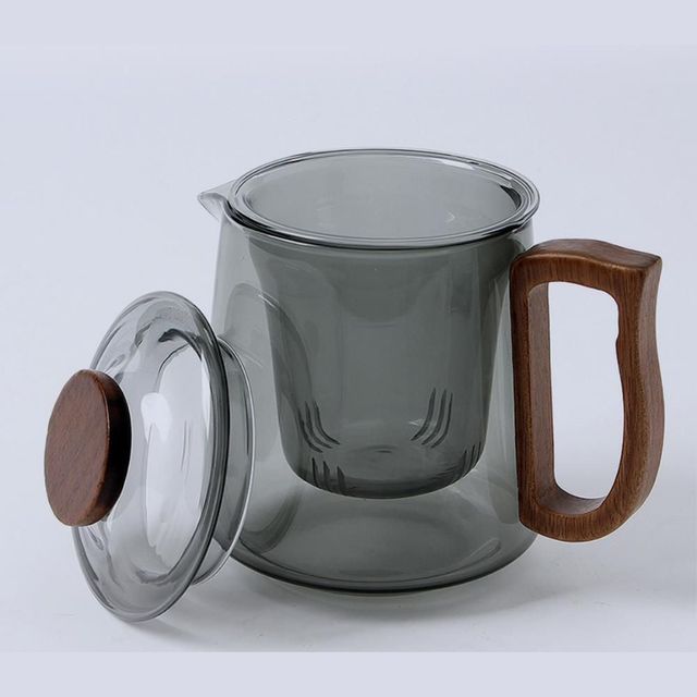 원목손잡이 내열유리 차포트450ml