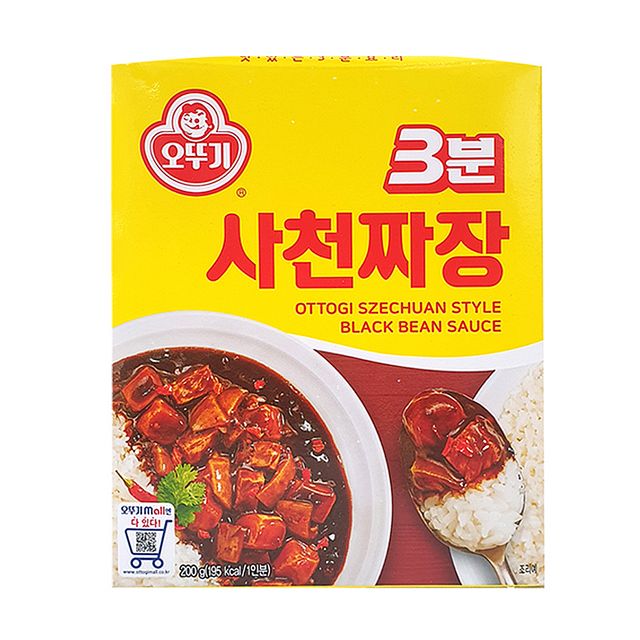 오뚜기 3분 사천짜장 200g x 4개
