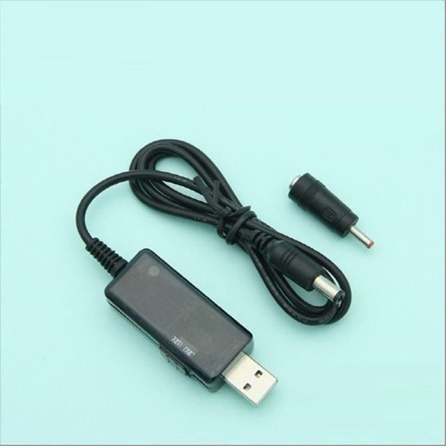 USB 전원 승압 케이블 5V to 9V 12V 0.7A DC 5.5mm 3