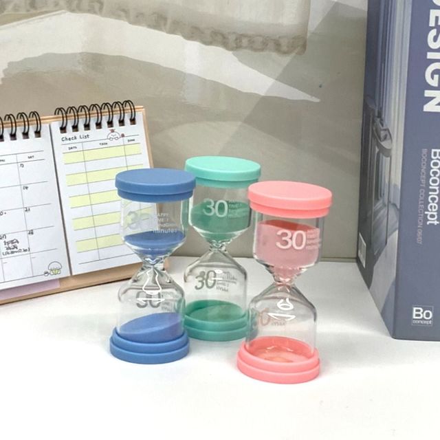타이머 ZF 탁상 30분 마카롱 모래시계