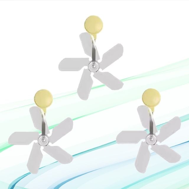 접착식 에어컨 공기순환팬 천장형 무전력 바람개비