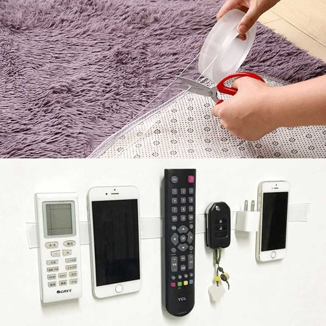 카페트 러그 고정 투명 양면 겔타입 테이프
