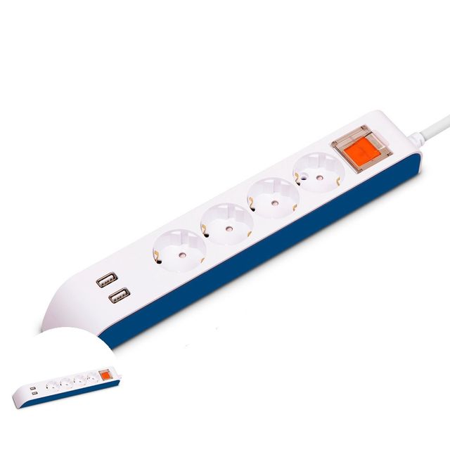 가정용멀티탭 디자인멀티탭 멀티탭 선이 굵어 안전한 하이탭 멀티코드 콘센트 USB 2구 일반멀티 4구 1.5M 1