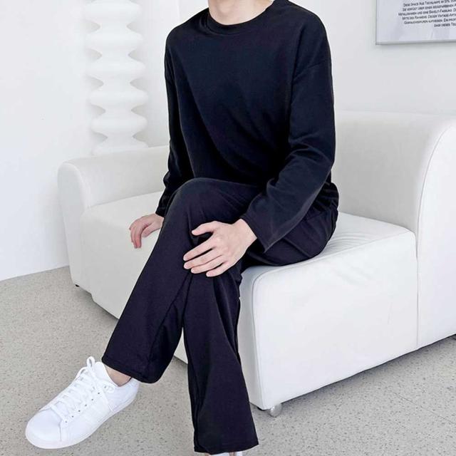 노링클 상하세트 일자핏 봄가을 허리밴딩 남자 홈웨어
