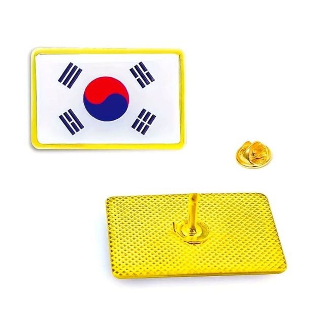 국기 태극기 뱃지 애국 배지 단체구매 국경일 행사용 기념품 외국인 선물용 국기핀