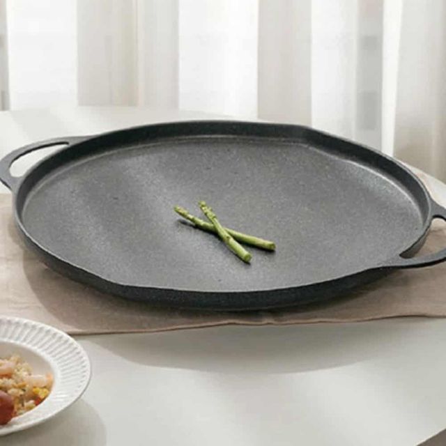 와이드 그리들팬38cm 구이판 고기구이판 삼겹살구이판 원형불판 닭갈비불판