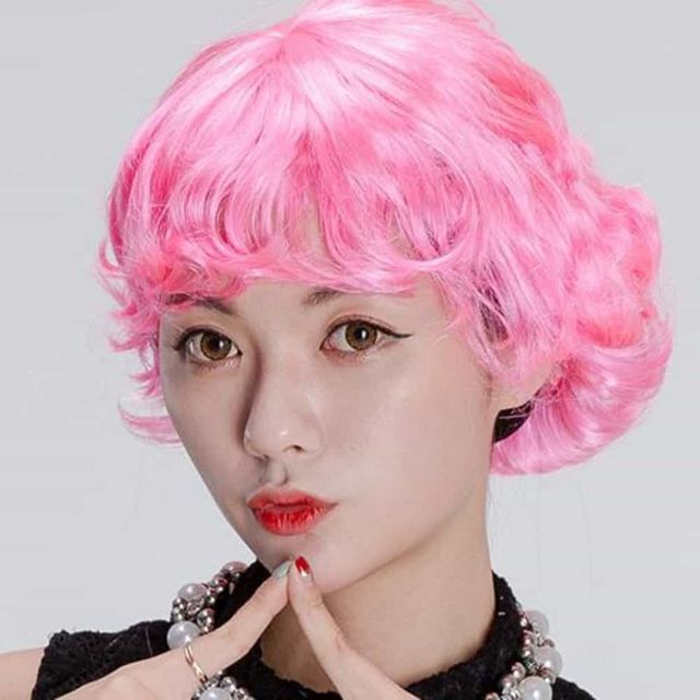 패션가발 핑크가발 여자가발