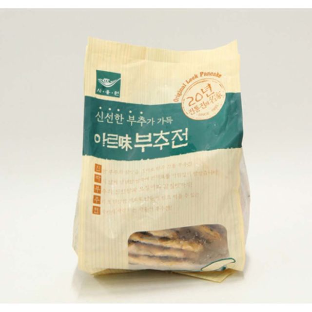 신선한 부추전 1.3kg, 냉동 간편 조리 전