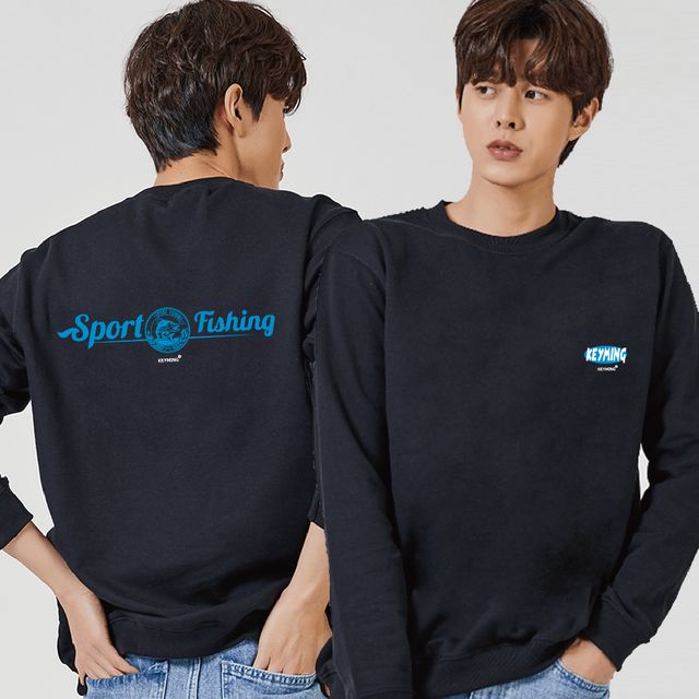 키밍 SPORT FISHING 맨투맨 후드티 - 스포츠 낚시 감성 담은 캐주얼 웨어