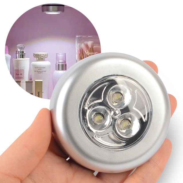 3구 LED 터치등 수면등 취침등 수유등 무드등 진열대