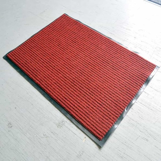 현관 매트 레드 90X120 미끄럼방지 더스트매트