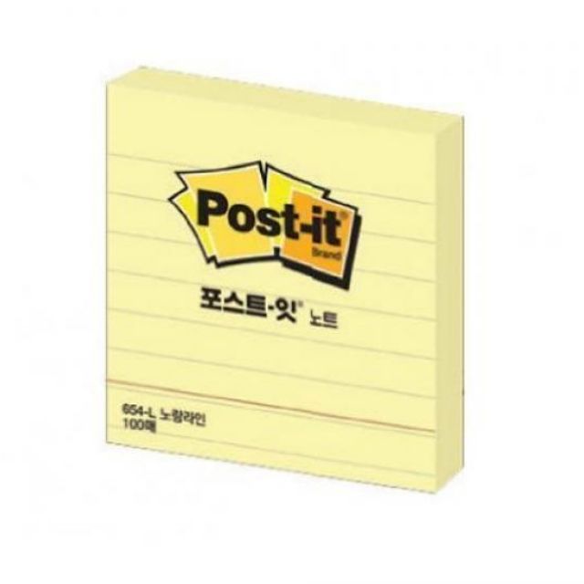 3M 포스트잇 노트 654-L