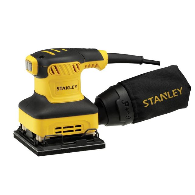 스탠리 오비탈샌더 사각샌딩기 SS24 240W 16000RPM - 강력한 목공 샌딩 도구