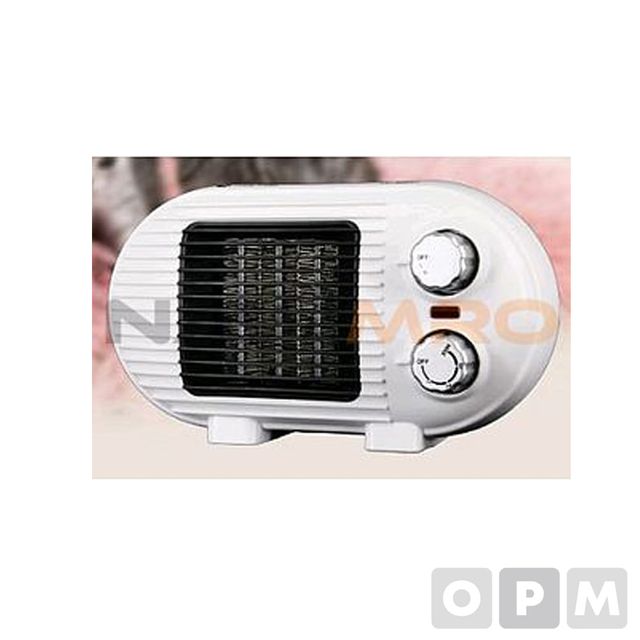 PTC 미니 팬히터 TP-800D 화이트 소형 휴대용 난방기