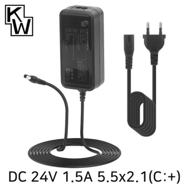24V 1.5A SMPS 아답터(5.5x2.1mm)
