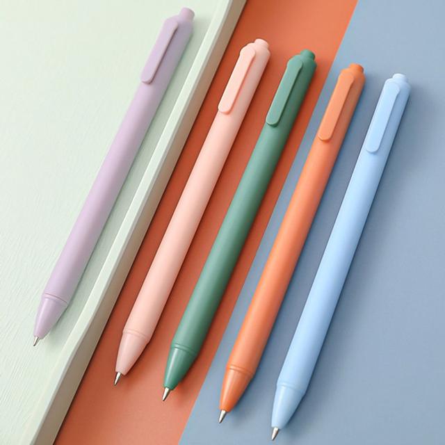 (호사) 마카롱 단색 볼펜 0.5mm (5색 택1)