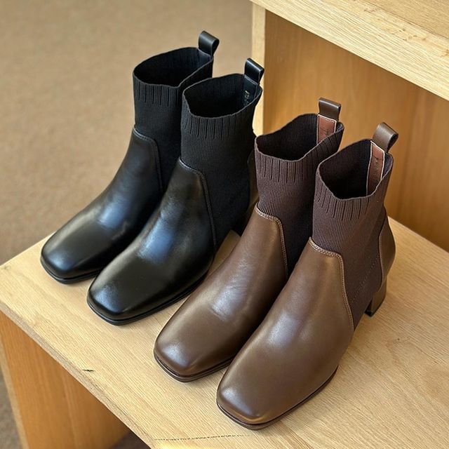 봄여자신발 봄신발 부츠힐 겨울 가을 발목부츠 워커