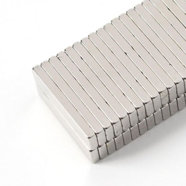 밸뷰유통 초강력 네오디뮴 사각 자석 50개입 20x5x2mm 네오듐자석 초강력자석 마그네틱 네오디움