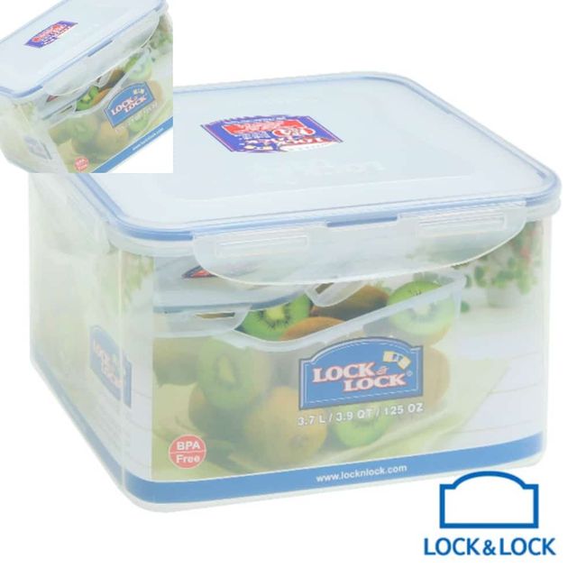 락앤락 정사각밀폐용기 3700ml 트레이형 밀폐통 음식통 음식용기 식품용기