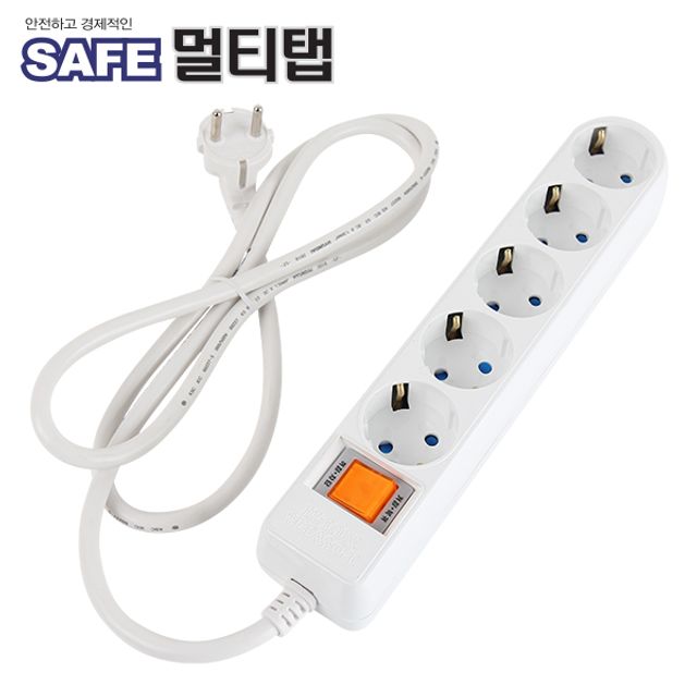 SAFE 멀티탭 NM-SF530 5구 접지 3m