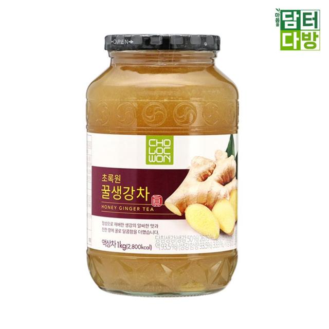 (무배) 초록원 꿀생강차 1kg