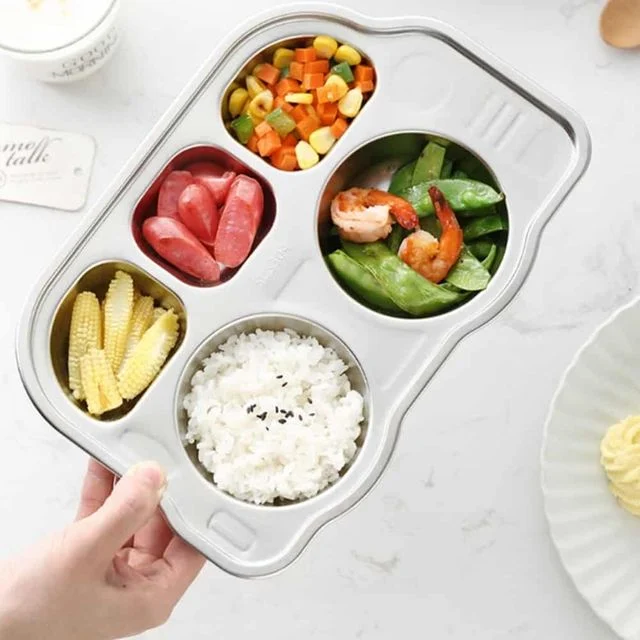 5구 스텐 유아식판 영아식판 아동용식판