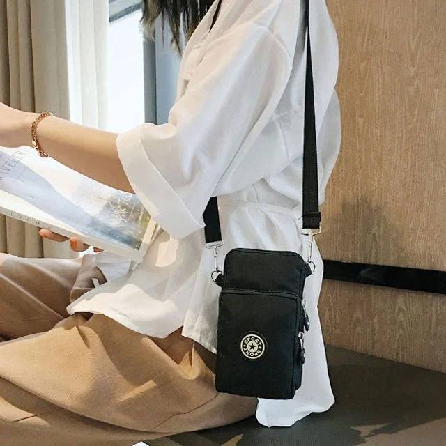 미니 암밴드 크로스백 핸드폰 여행 여권 가방