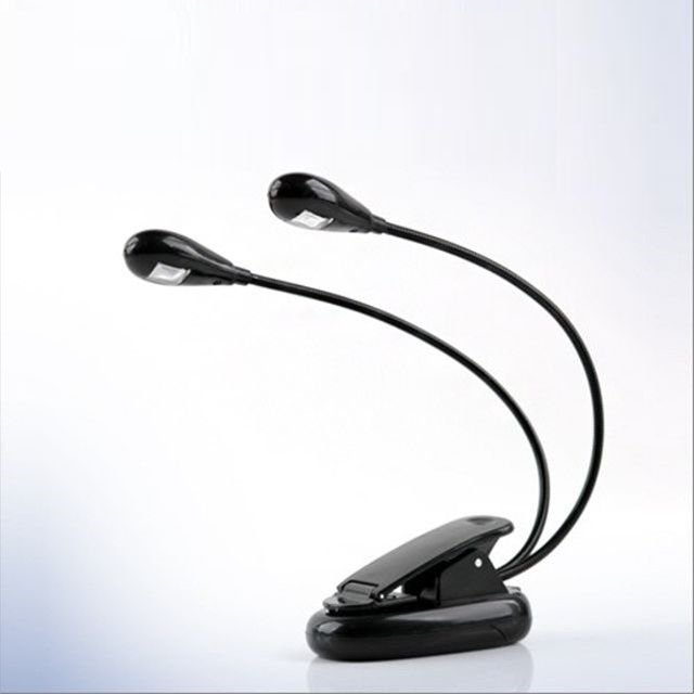 USB LED 램프 스탠드형 4LED 클립고정 2라인 Dual LE