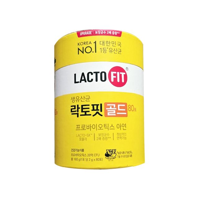 종근당건강 락토핏 생유산균 골드 2g x 80포 1통