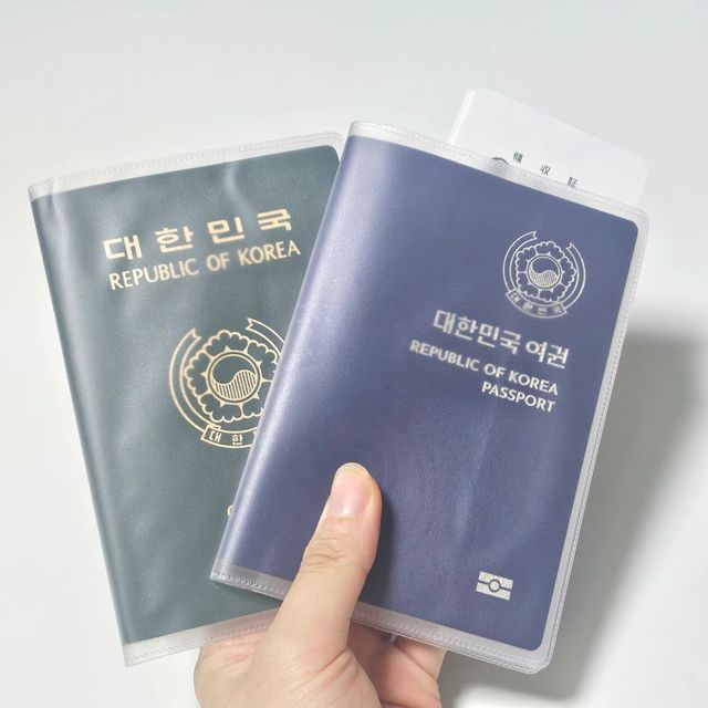 구여권 투명 커버 신여권 여권케이스 투명여권케이스