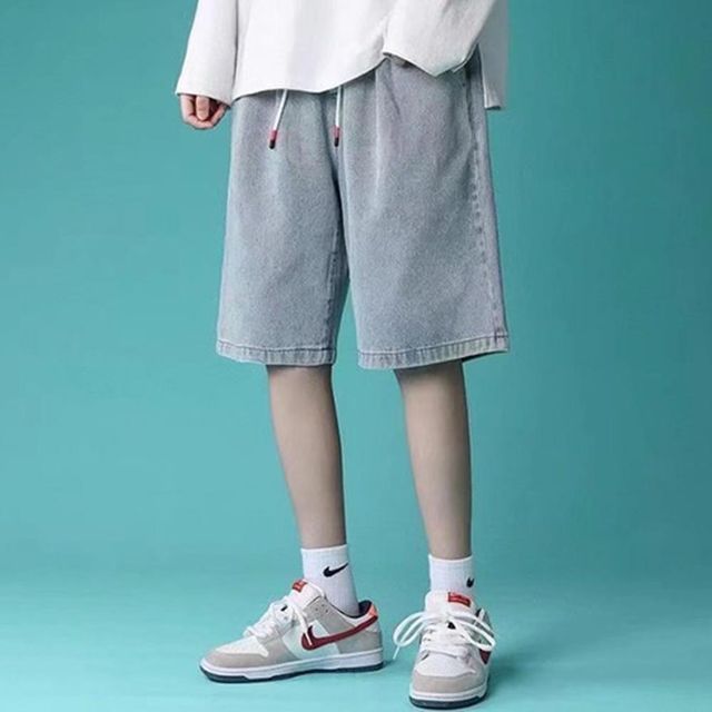 5부 면 남성의류 바캉스 밴딩반바지 신상 반바지코디