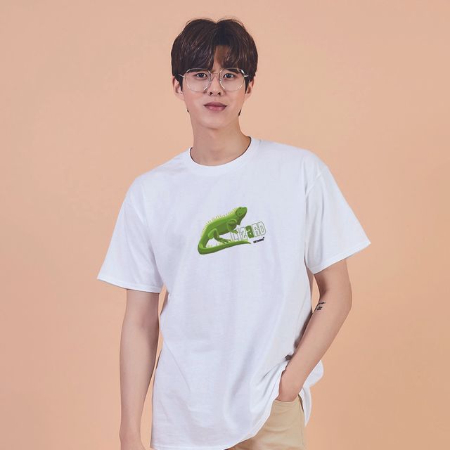 키밍 도마뱀 LIZARD 그래픽 반팔티 여름 데일리 티셔츠