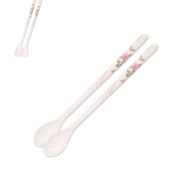 롱스푼 2P 멜라민롱스푼 커피롱스푼 롱티스푼 바스푼
