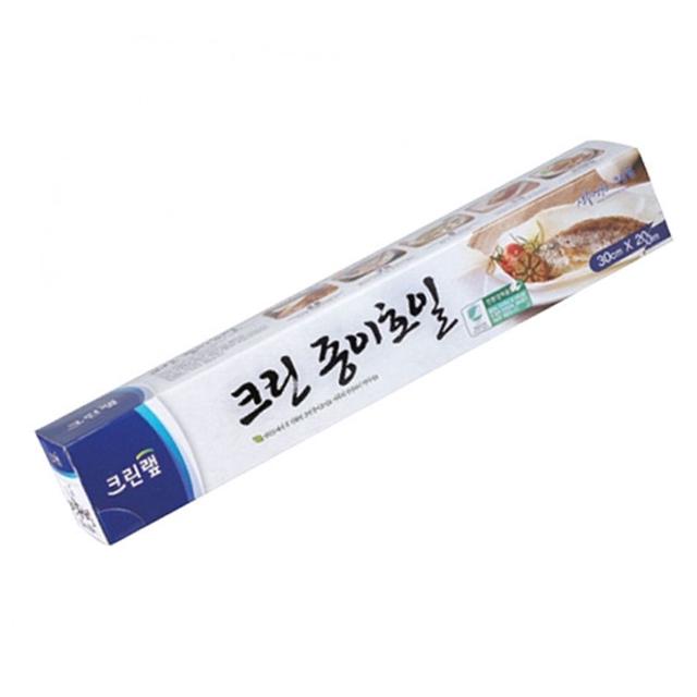 크린랩 종이 호일 30cm x 20m 오븐 에어프라이어용