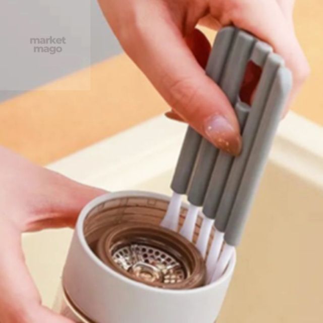 마켓다인 뚜껑세척솔 텀블러뚜껑세척솔 다용도틈새세척솔