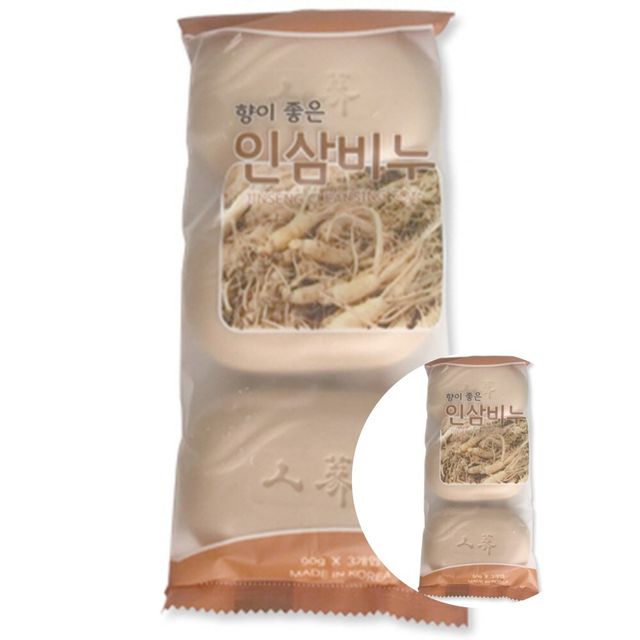 3P 미용비누 인삼 세안비누 클렌징비누 세숫비누