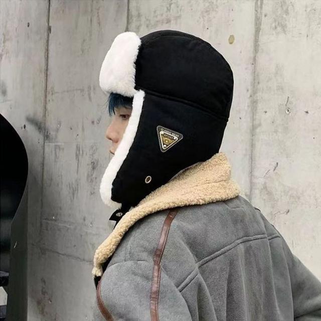 겨울 인조퍼 귀달이 모자 군밤 귀도리 방한모 3색