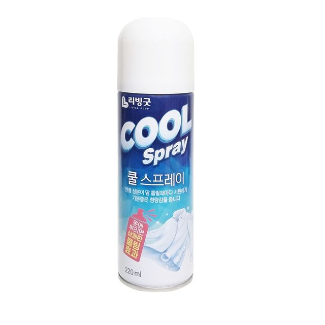 밸뷰유통 리빙굿 옷에 뿌리는 쿨 SPRAY 220ml