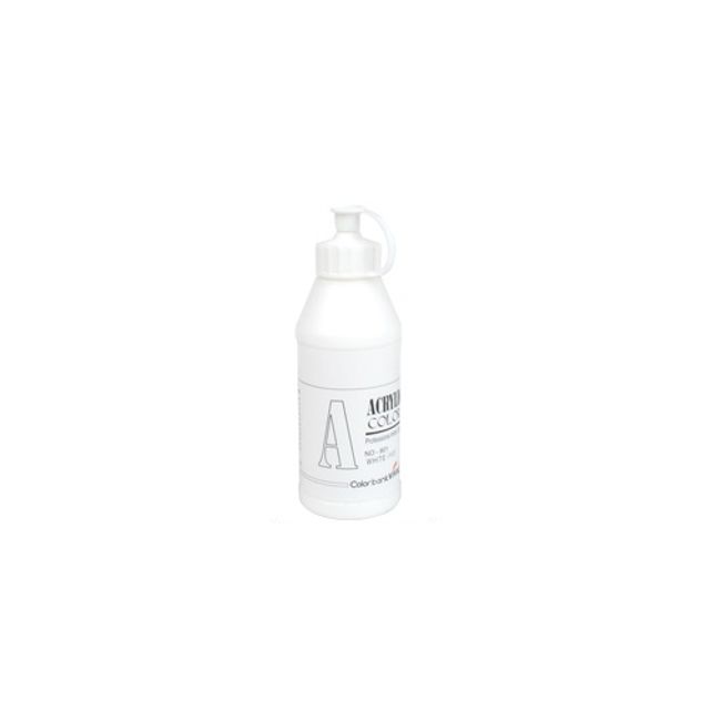 종이나라 비비드 아크릴물감 200ml 흰색 - 전문가용 미술교구