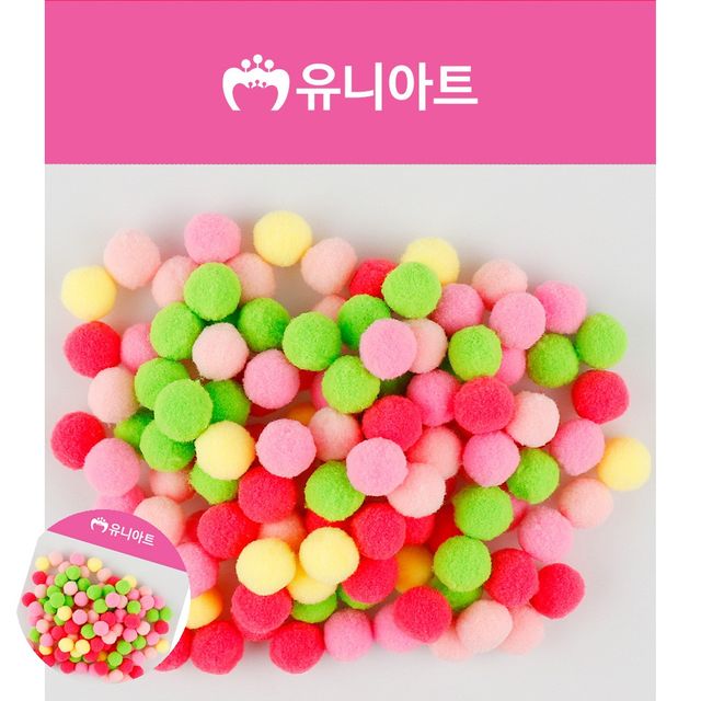만들기솜 방울폼폼이 솜사탕 퐁퐁이 20mm 봄