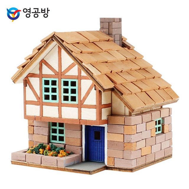 미니 벽돌 목조주택2 (CM998)