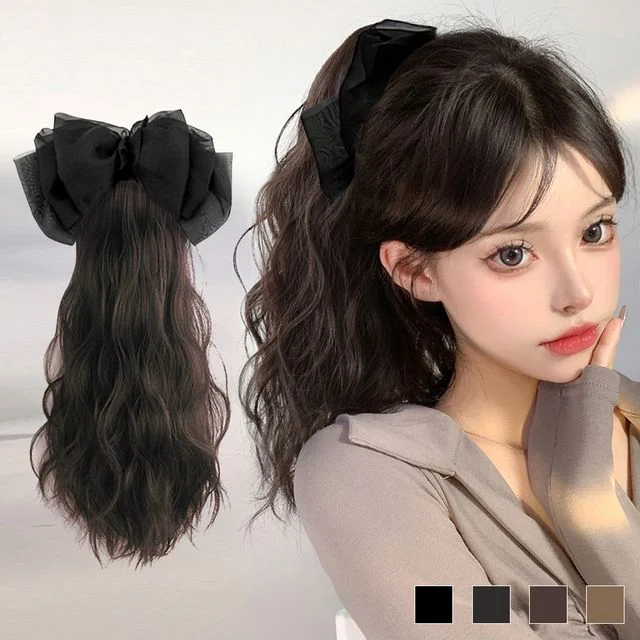온나핏 나비헤어핀 분리형 집게가발 SD-221190