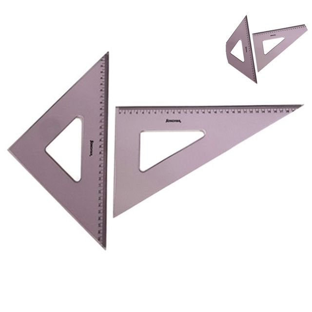 직각자 초등미술재료 유선삼각자 30cm